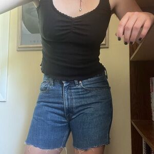 Levi's Blue Denim Jeans with Classic Brown Label